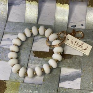 Wrislet Keychain- White